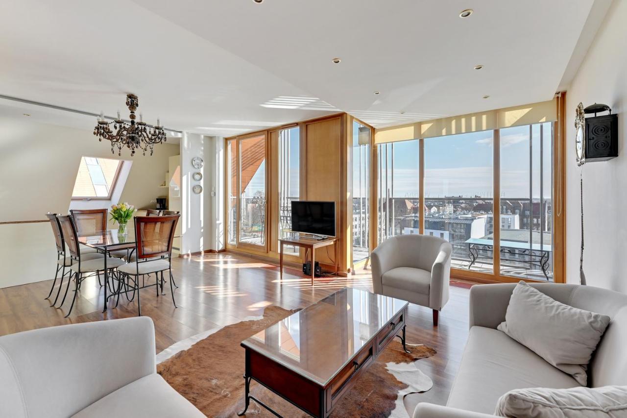 Apartament Penthouse Q4Apartments Gdańsk Eksteriør bilde