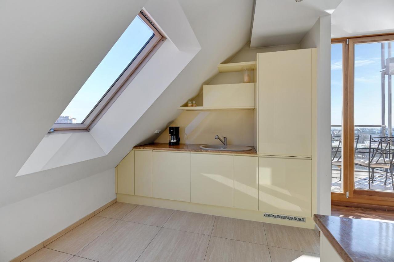 Apartament Penthouse Q4Apartments Gdańsk Eksteriør bilde