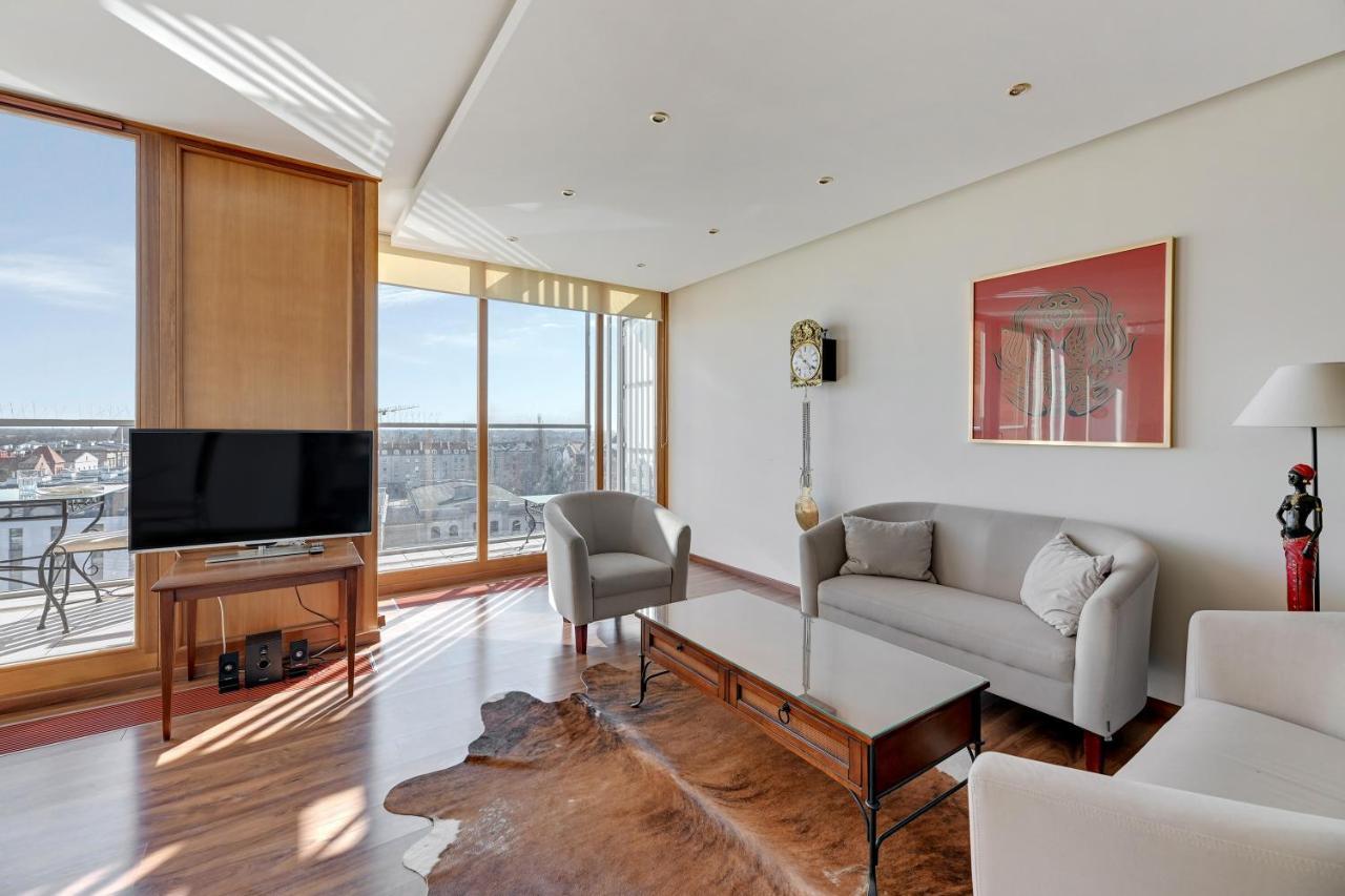 Apartament Penthouse Q4Apartments Gdańsk Eksteriør bilde